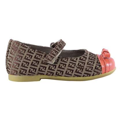 Girls Brown&Pink Shoes