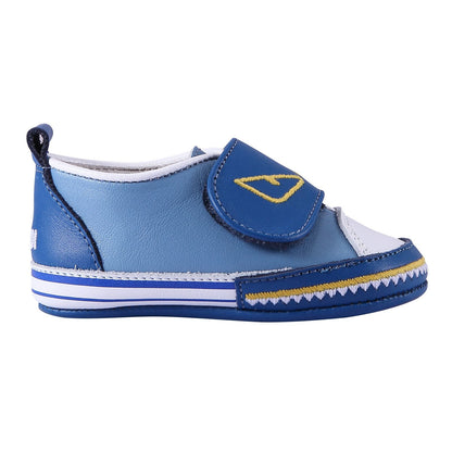 Baby Boys Blue 'Monster' Style Trainers