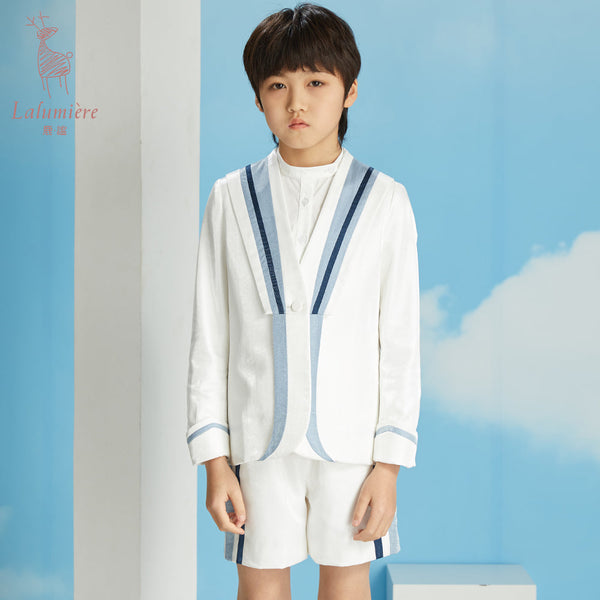 男童小海军西服短裤