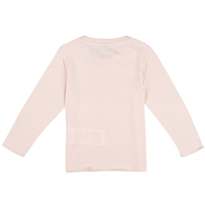 Georgie Baby Pink Long Sleeve T-Shirt With Sun Logo