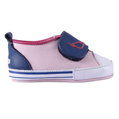 Baby Girls Pink 'Monster' Style Trainers