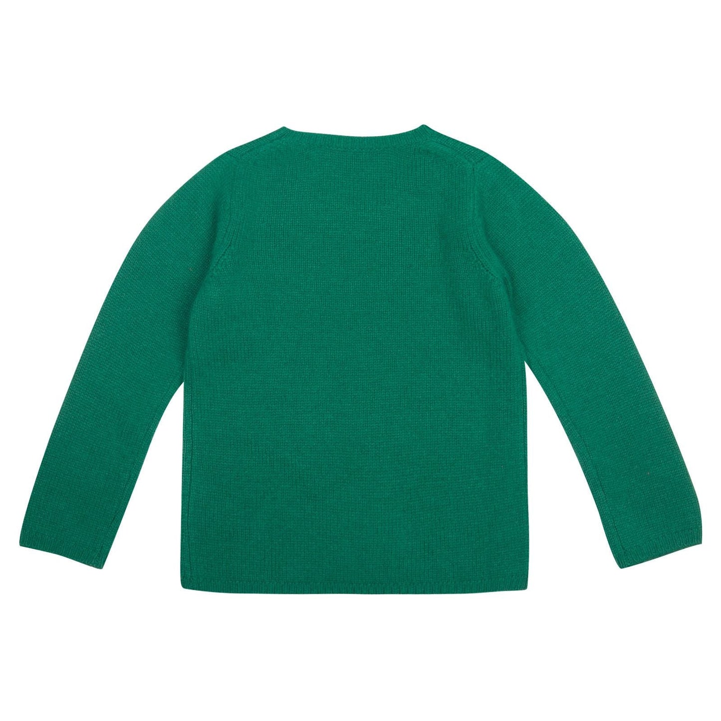 Boys Green Knitted Wool Greenwood Sweater