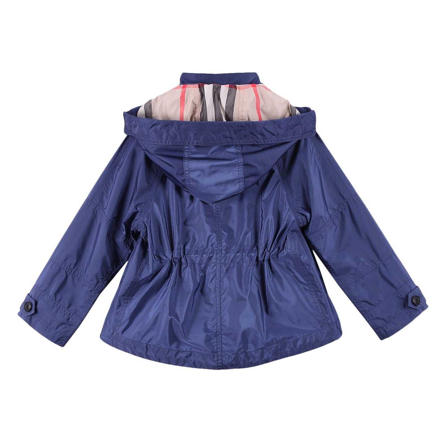 Boys Purple Hooded Cotton Jacket