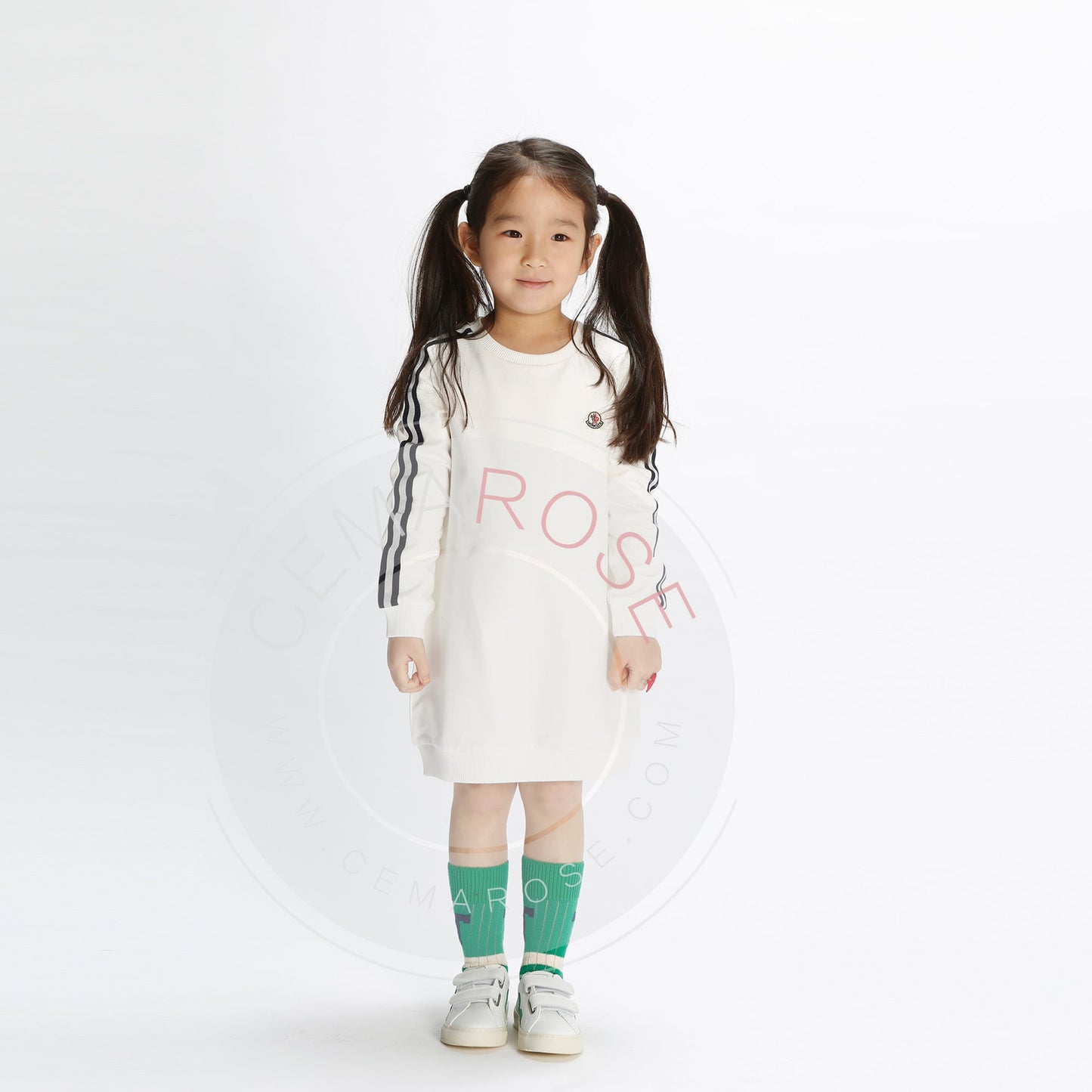 Girls   White   "Abito"    Dress