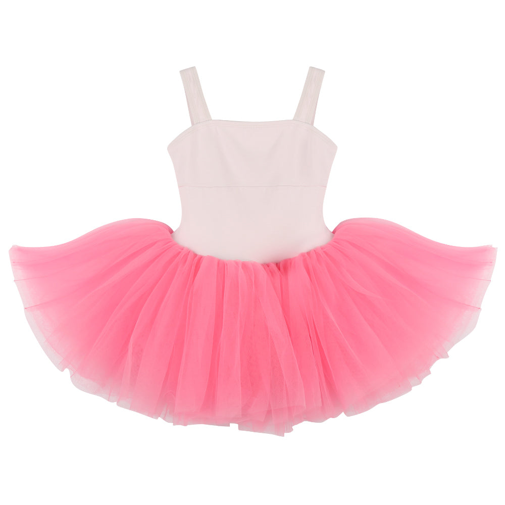 女童粉色芭蕾舞连体衣