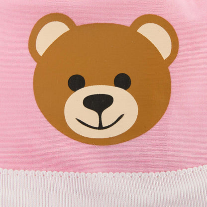 婴儿粉色印花太阳帽