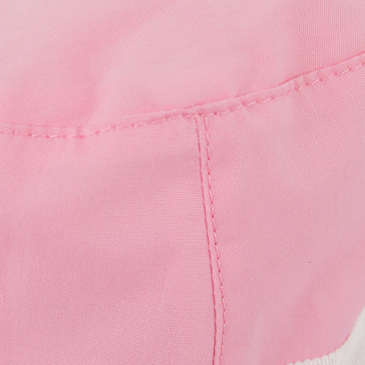 婴儿粉色印花太阳帽