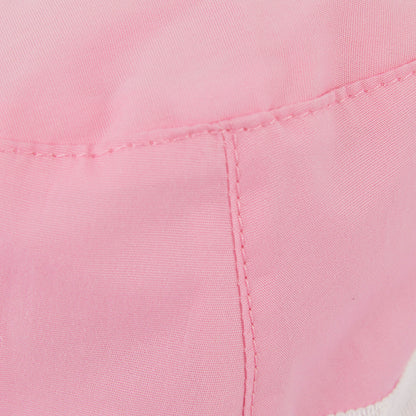 婴儿粉色印花太阳帽