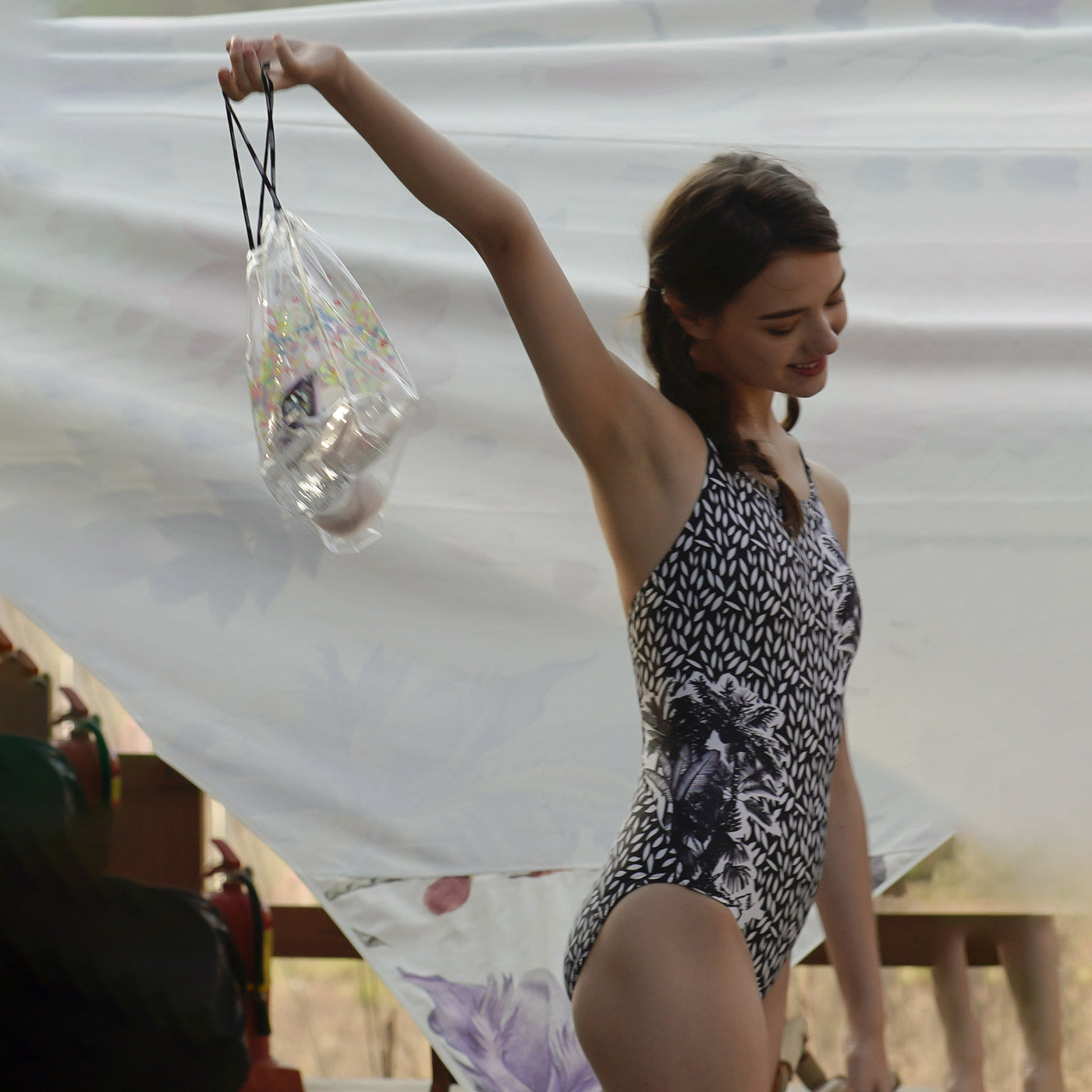 小碎花游泳收纳包(26x34cm)