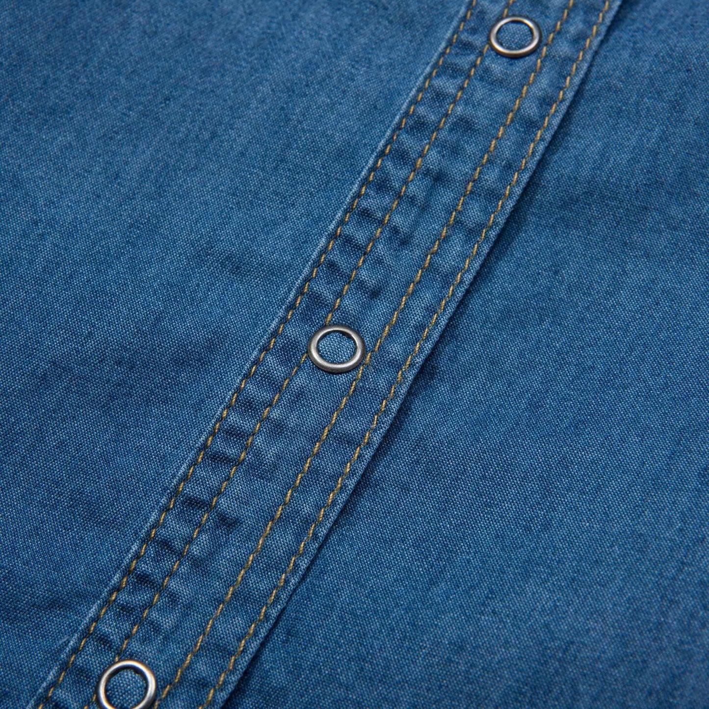 Mushroom Girls Blue Denim Cotton Blouse