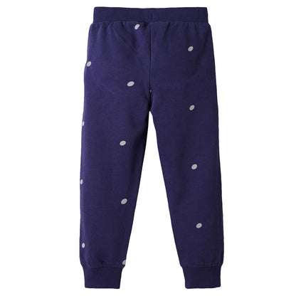 Boys&Girls Navy Blue Trousers With White Speck
