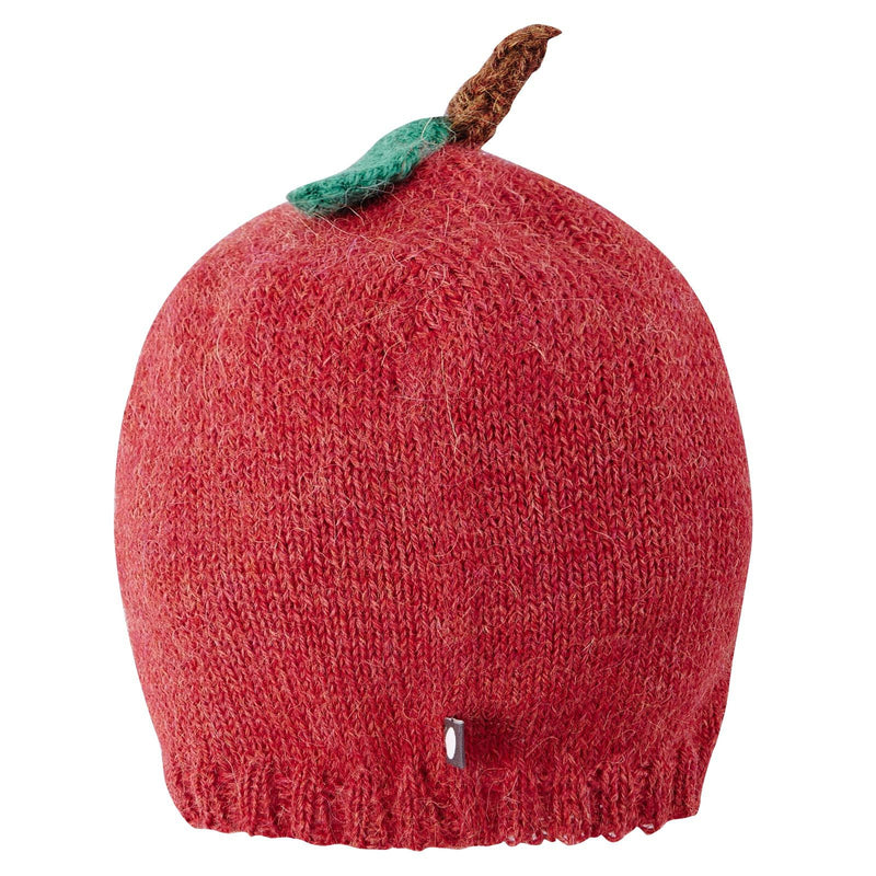 Baby Red Alpaca Wool Knitted Apple Trims Hat