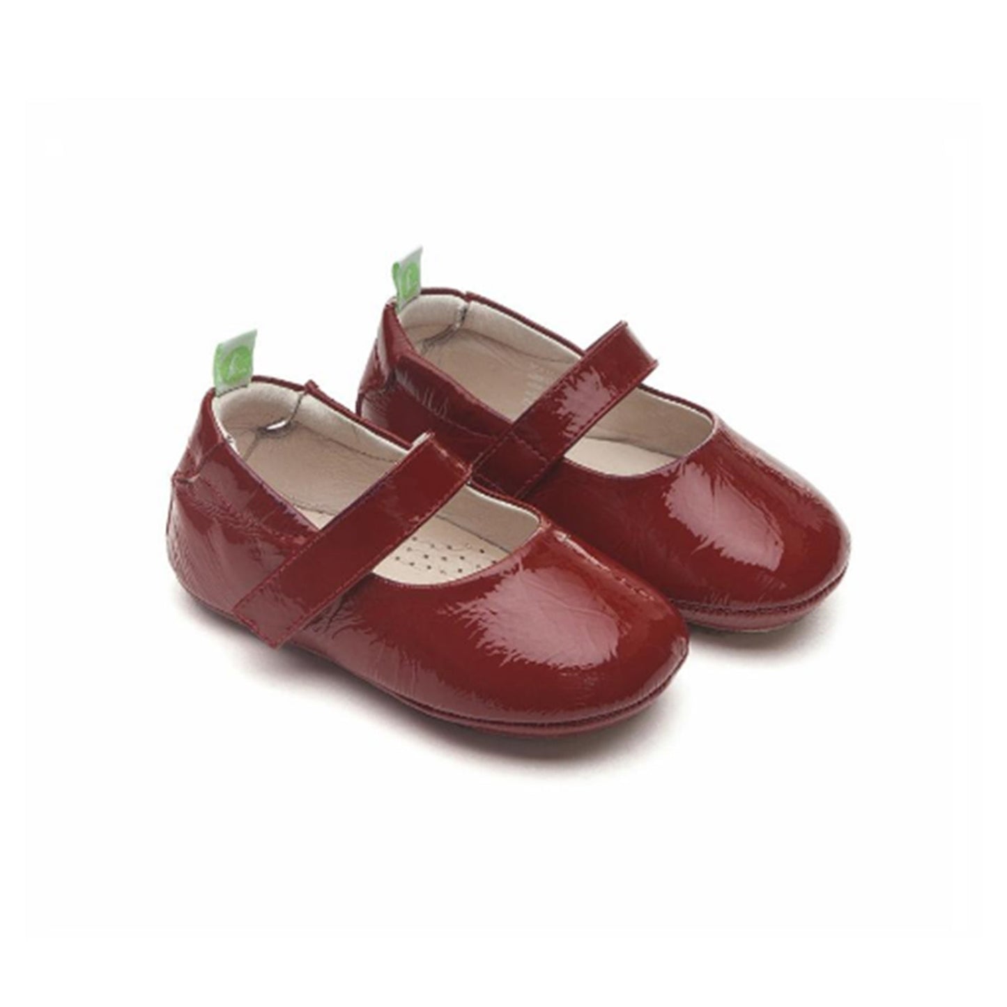 Baby Girls Patent Red Leather Shoes