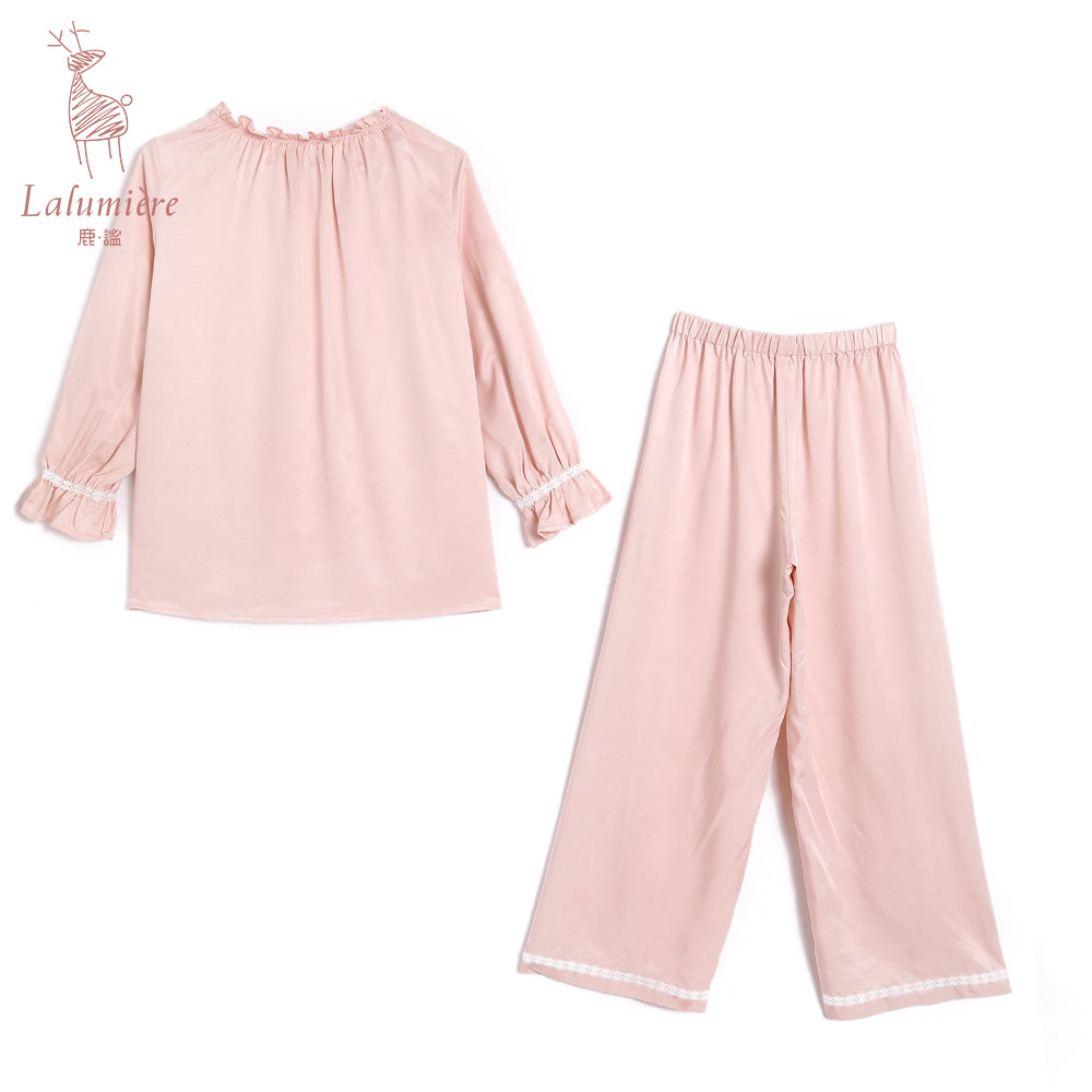 粉色梦幻公主家居服两件套