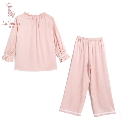 粉色梦幻公主家居服两件套