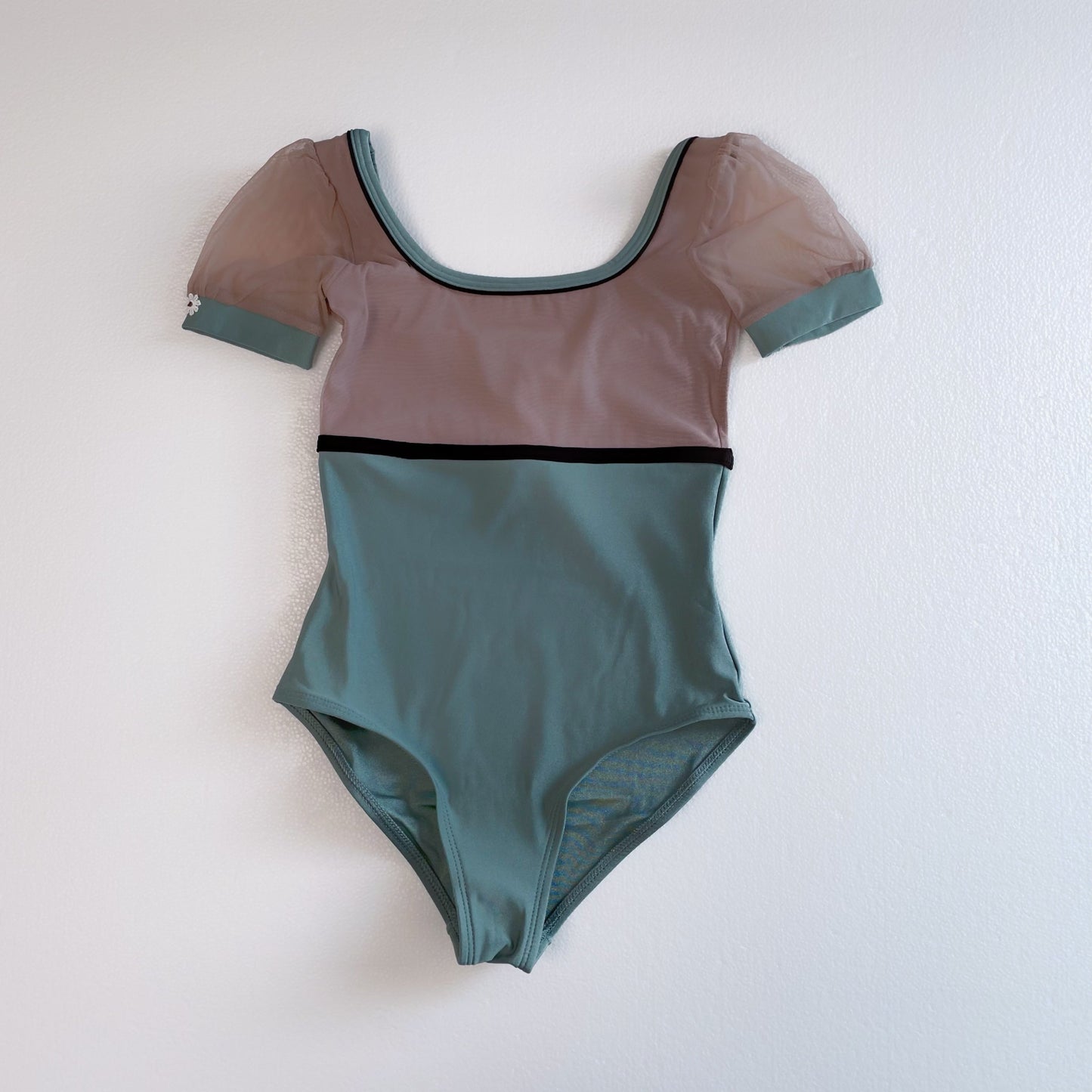 女童粉绿色芭蕾舞连体衣