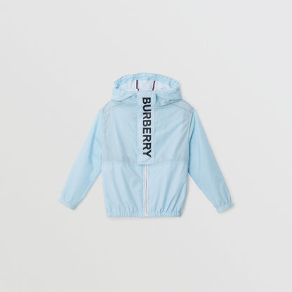 Boys & Girls Light Blue Logo Coat