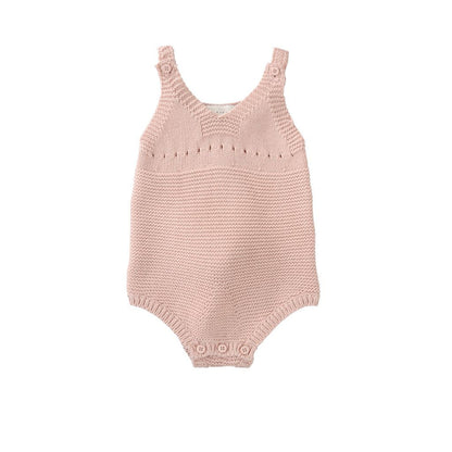 Baby Pink Bunny Trims Bodysuit
