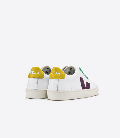 Girls White Leather Shoes