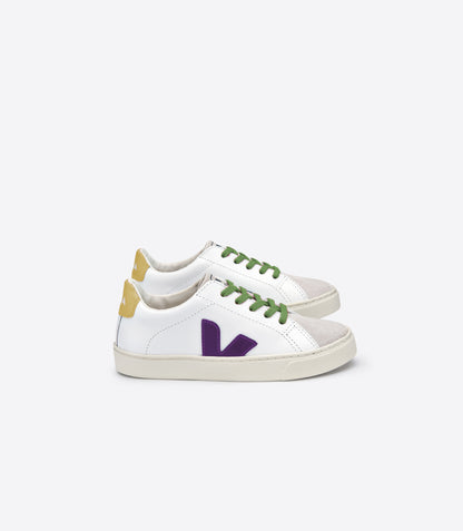 Girls White Leather Shoes