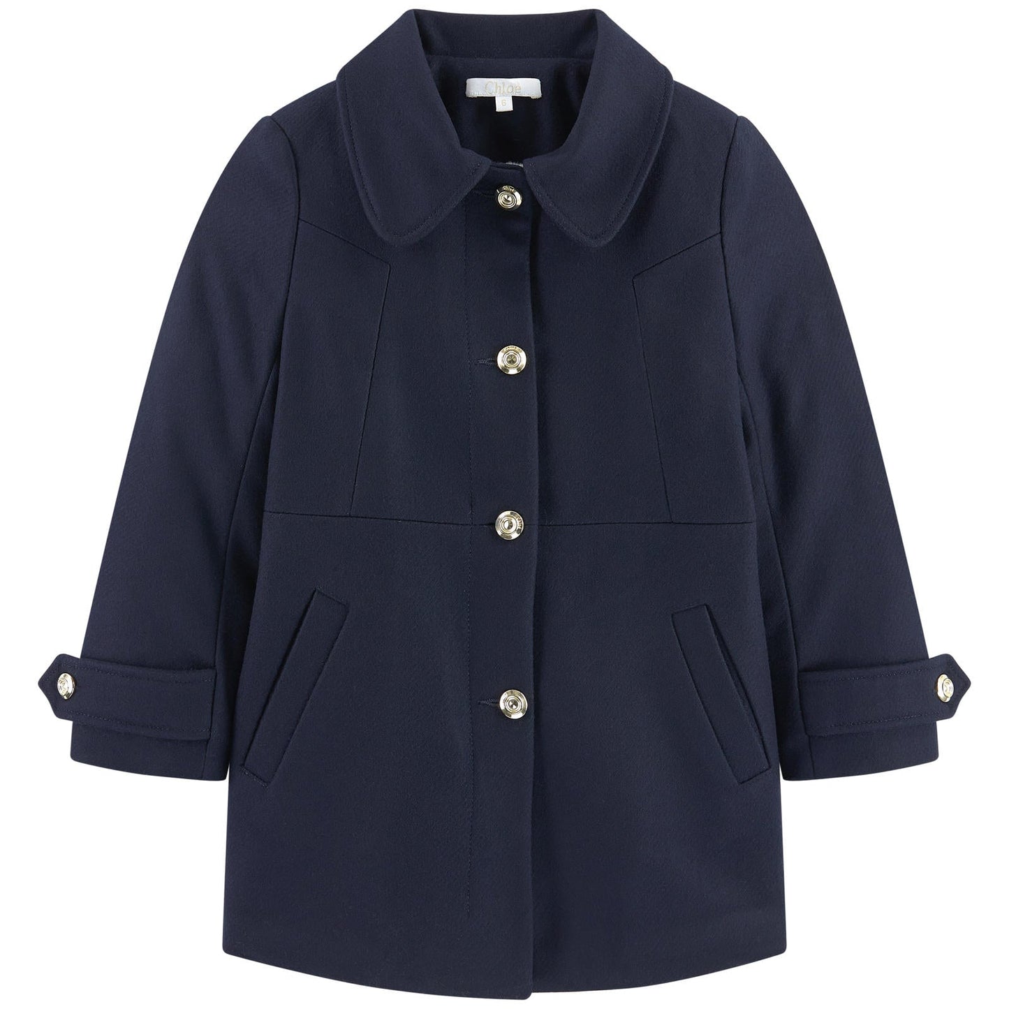 Girls Blue Cargo Laine Coat