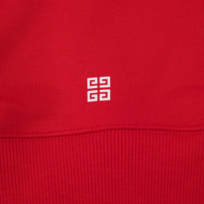 男童红色Logo棉卫衣