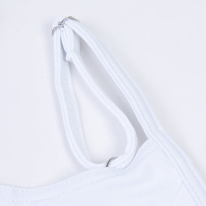 女童白色芭蕾舞连体衣