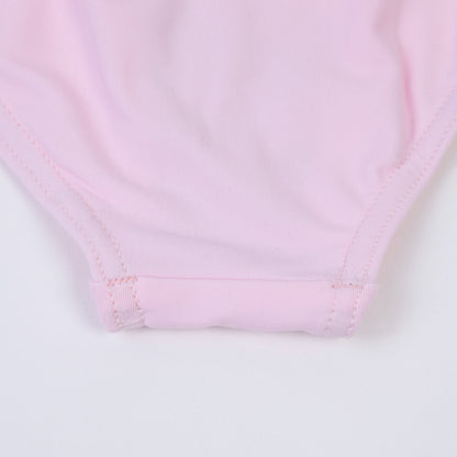 女童粉色芭蕾舞连体衣