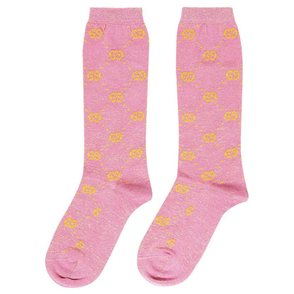 Girls Pink Cotton Socks
