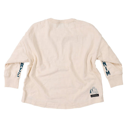 儿童白色棉长袖T恤