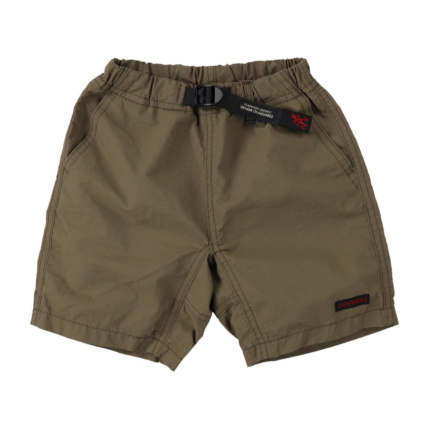 儿童深绿色棉短裤