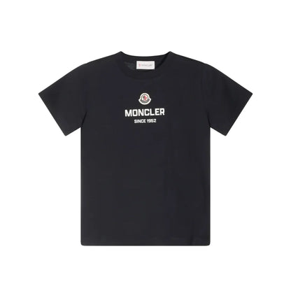 男童藏青色Logo棉T恤