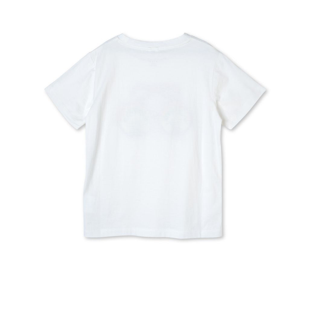 Boys White Arlo Sunglasses Print T-shirt