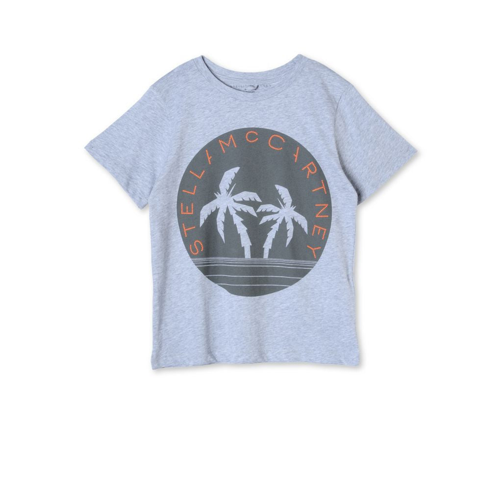 Boys Grey Arrow Logo T-Shirt