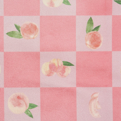 桃粉色印花游泳毛巾(80x40cm)