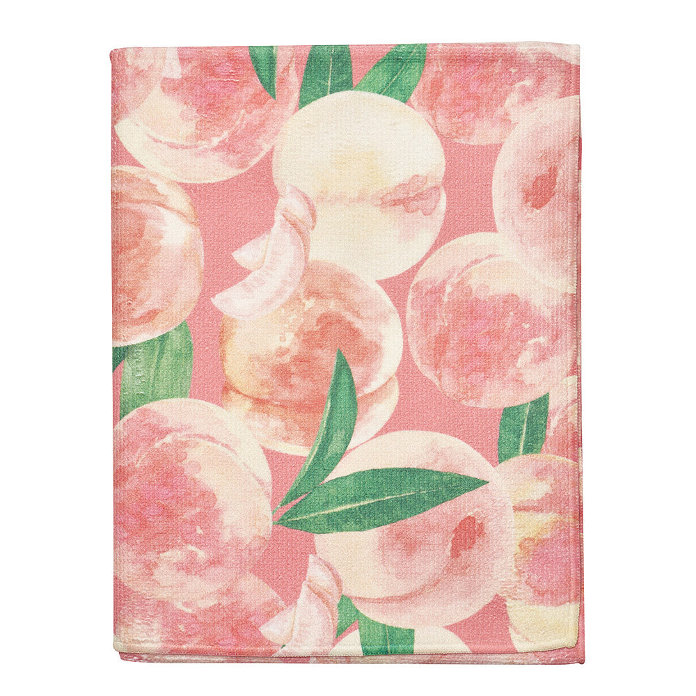 桃粉色印花游泳毛巾(80x40cm)