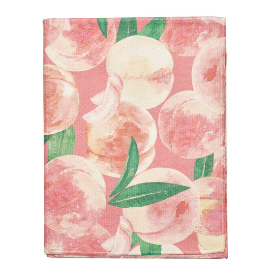 桃粉色印花游泳毛巾(80x40cm)