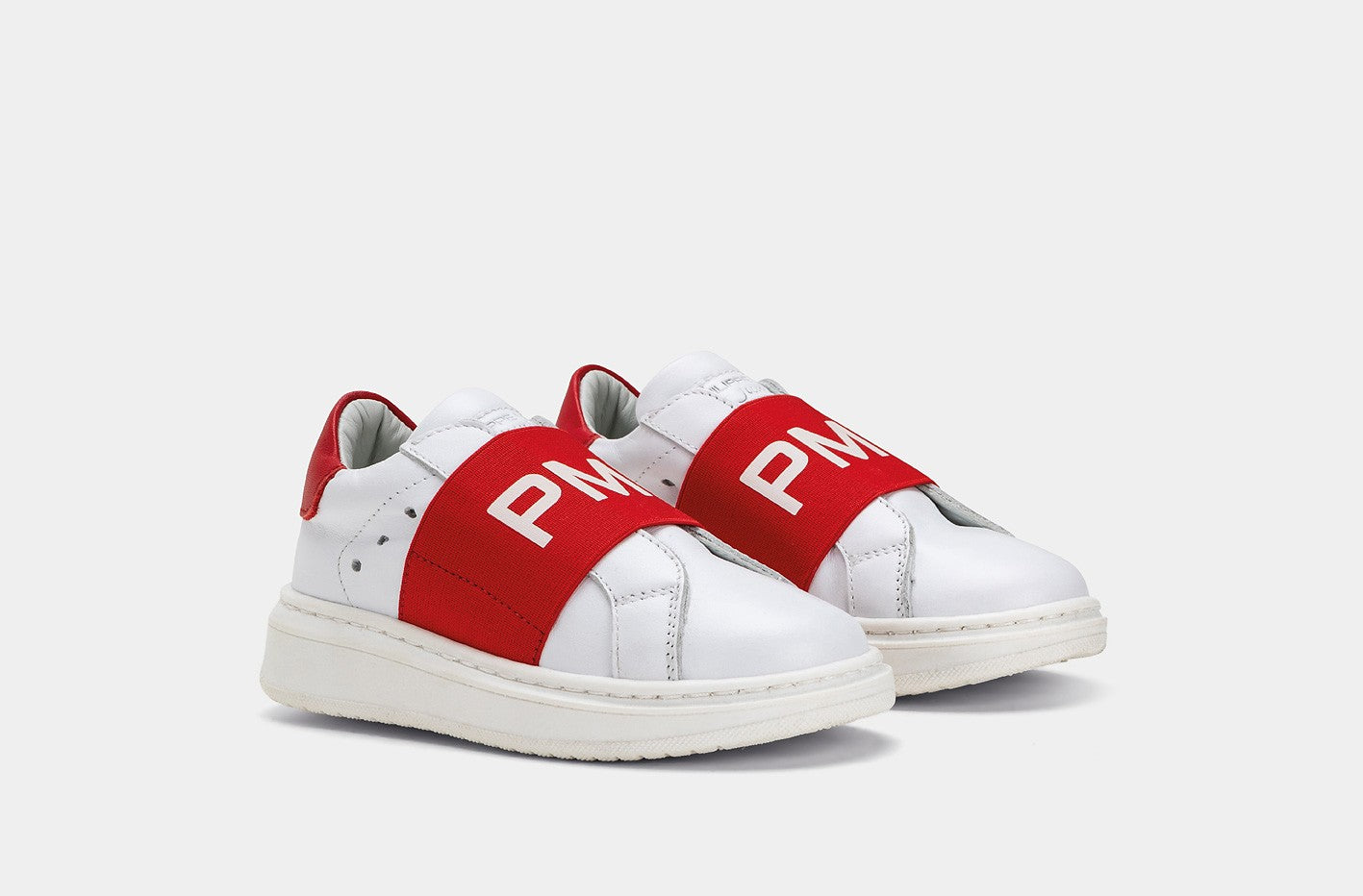 Girls White Red Bluette Shoes