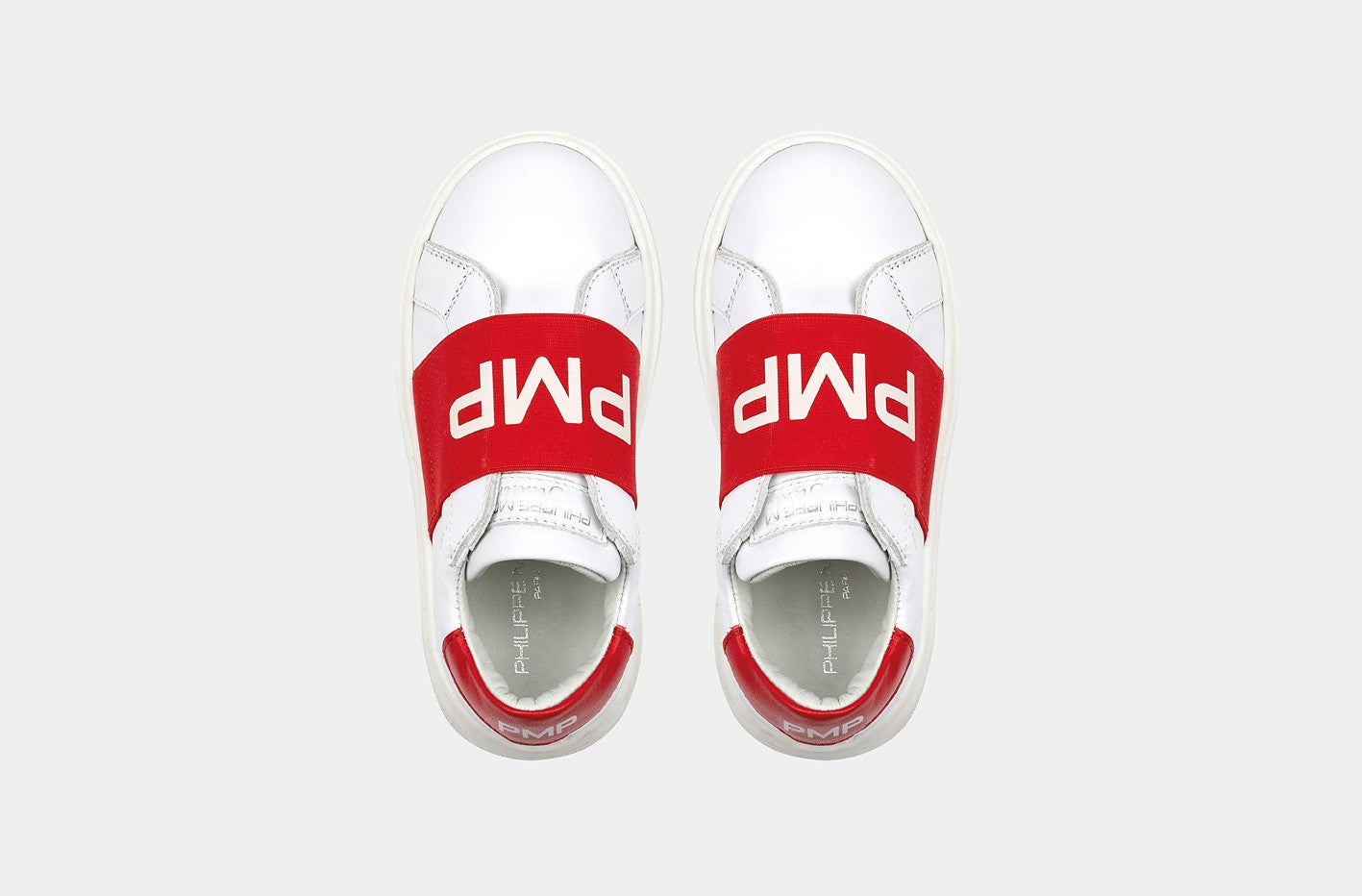 Girls White Red Bluette Shoes