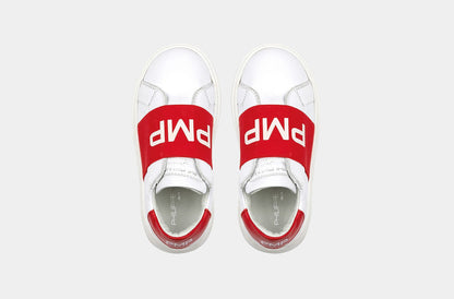 Girls White Red Bluette Shoes
