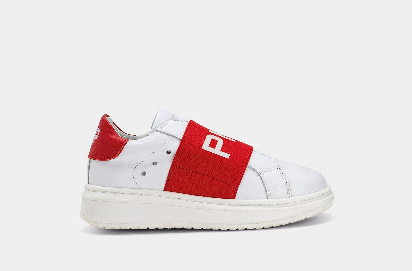 Girls White Red Bluette Shoes