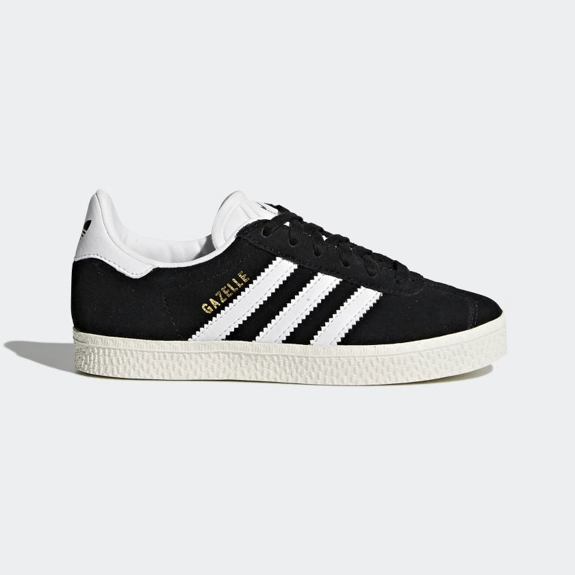 Boys Black & White "GAZELLE" Shoes