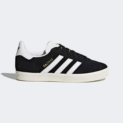 Boys Black & White "GAZELLE" Shoes