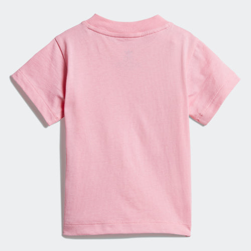 女童粉色三叶草棉T恤