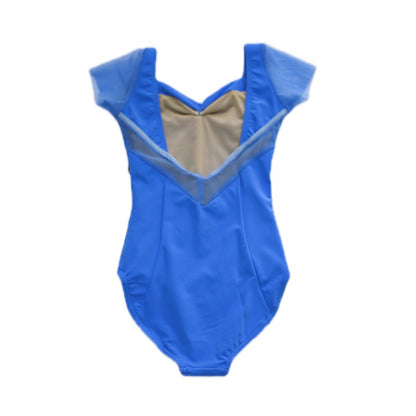 女童蓝色芭蕾舞连体衣(有内衬DAD2003/2MP/french blue)