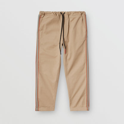 Boys Beige Cotton Trousers
