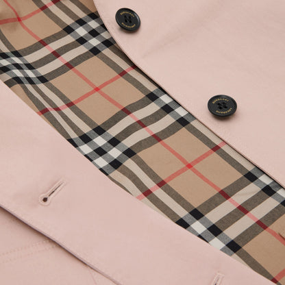 Girls Light Pink Cotton Coat