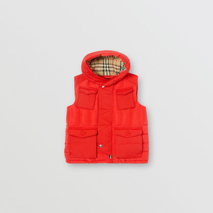 Boys Bright Red Gilet