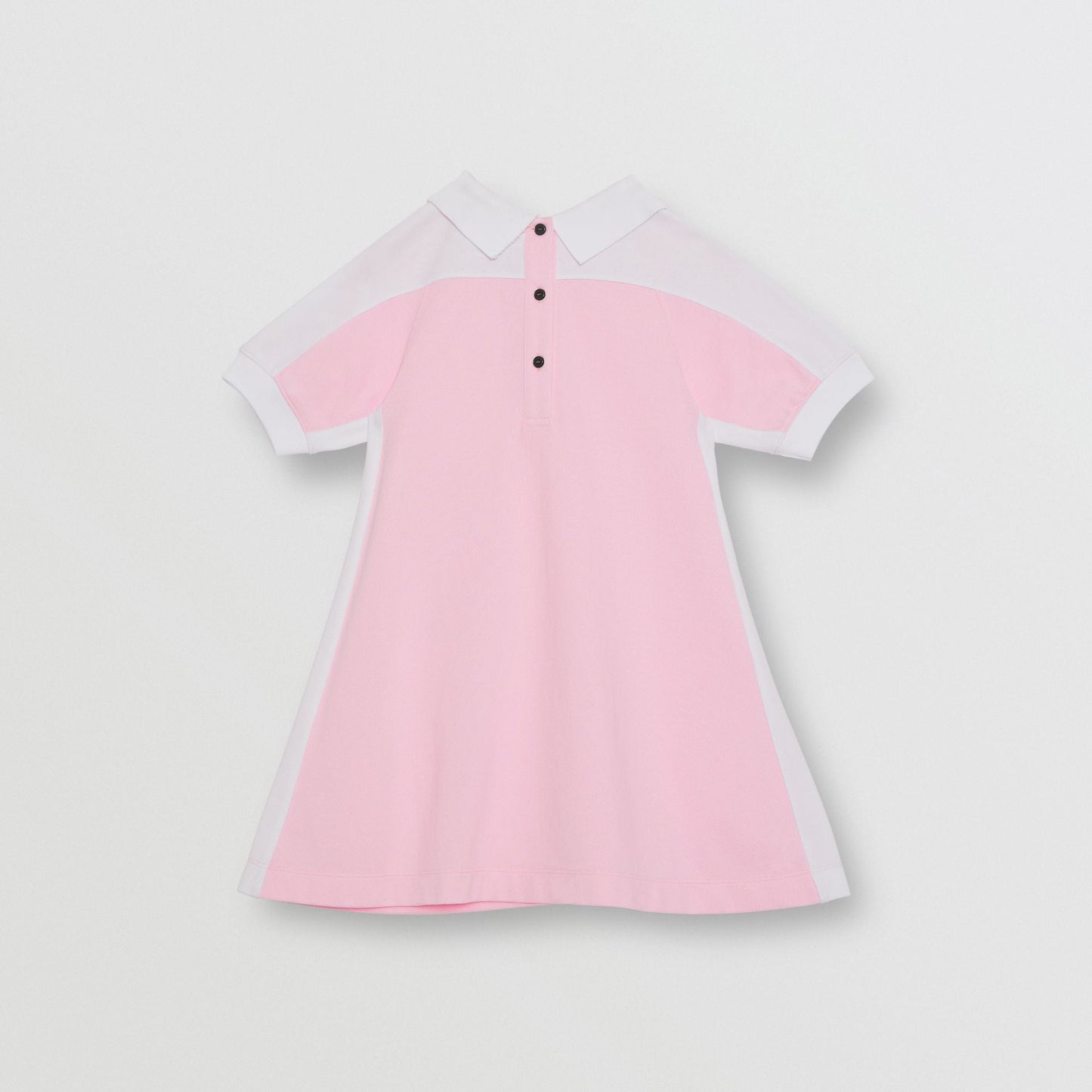 Girls Pink Logo Cotton Dress