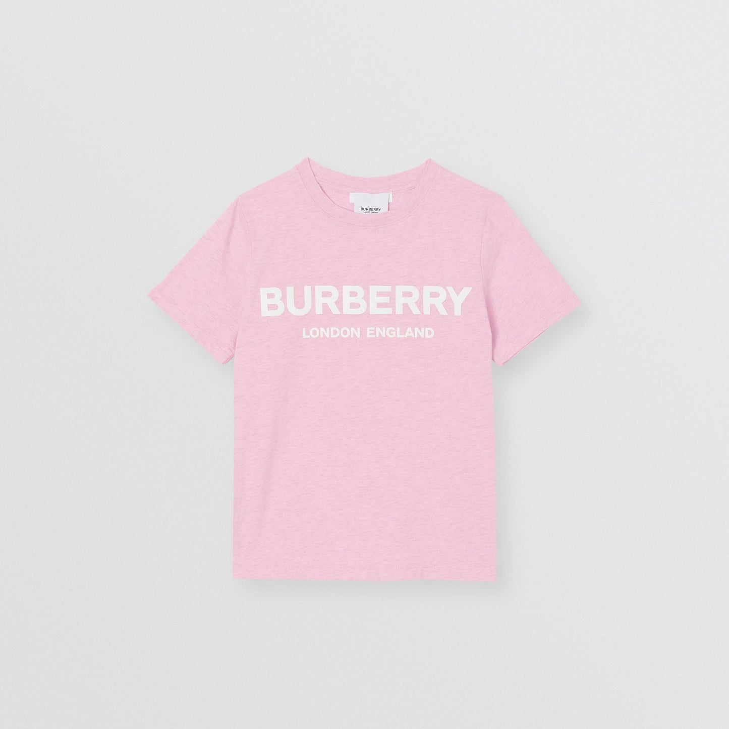 Girls Pink Logo Cotton T-shirt